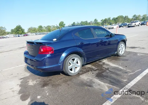 2014 Dodge Avenger Se из США, поврежденный, VIN 1C3CDZAB1EN227847